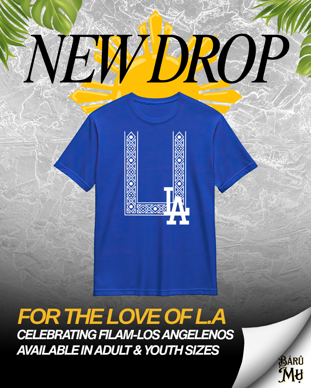 For the Love of L.A. Barong T-shirt Youth