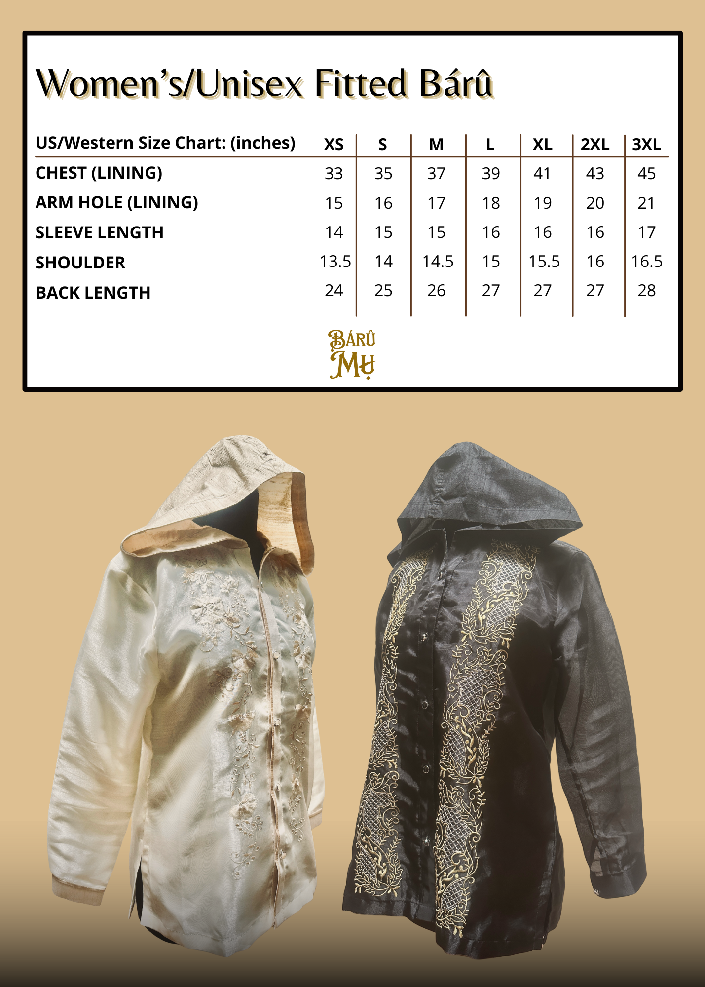 Bulaklak - Ivory Floral Embroidered Barong Hoodie
